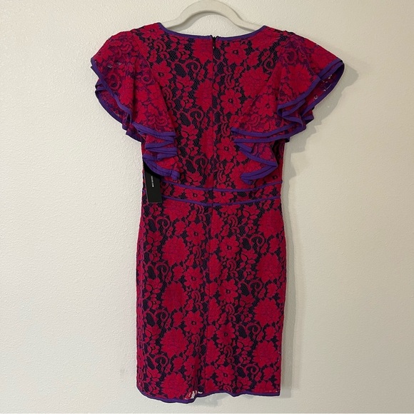 Lulus Over The Stars Lace Ruffle Mini Dress - Picture 5 of 7